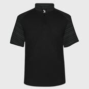 Sport Stripe Quarter Zip T-Shirt