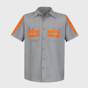 Men's Enhanced Visibility Industrial Work Shirt