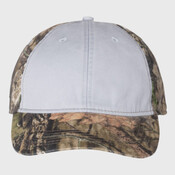 Camo with Pigment-Dyed Twill Front Cap