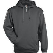 Metallic Fleece Hooded Sweatshirt