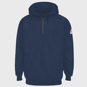 Men's Flame Resistant Quarter-Zip Hooded Sweatshirt